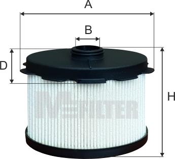 Mfilter DE 3117 - Топливный фильтр autospares.lv