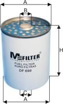 Mfilter DF 698 - Топливный фильтр autospares.lv