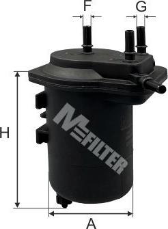 Mfilter DF 3585 - Топливный фильтр autospares.lv