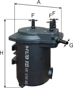 Mfilter DF 3525 - Топливный фильтр autospares.lv