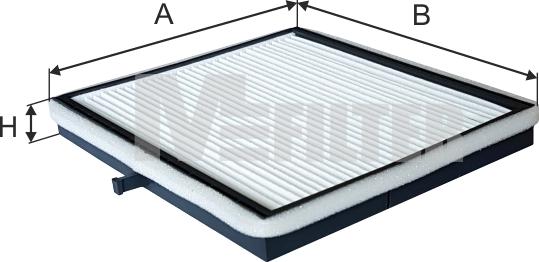 Mfilter K 966 - Фильтр воздуха в салоне autospares.lv