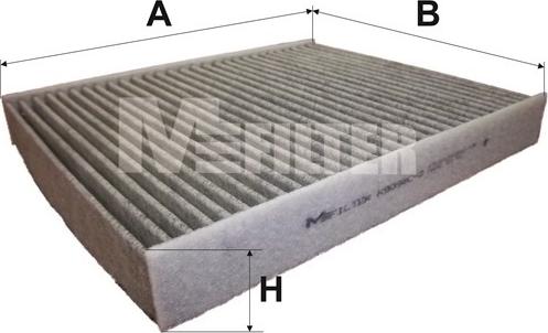 Mfilter K 9094C-2 - Фильтр воздуха в салоне autospares.lv