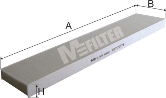 Mfilter K 909 - Фильтр воздуха в салоне autospares.lv