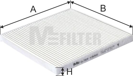 Mfilter K 9065 - Фильтр воздуха в салоне autospares.lv