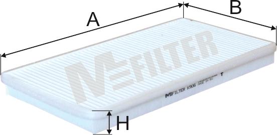 Mfilter K 906 - Фильтр воздуха в салоне autospares.lv