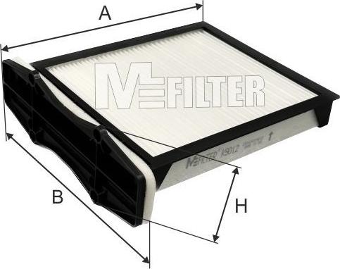 Mfilter K 9012 - Фильтр воздуха в салоне autospares.lv