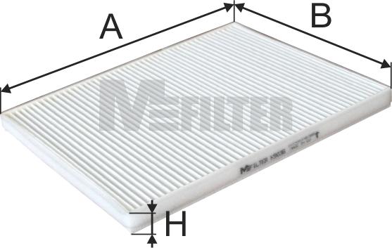 Mfilter K 9038 - Фильтр воздуха в салоне autospares.lv