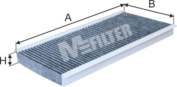 Mfilter K 9037C - Фильтр воздуха в салоне autospares.lv