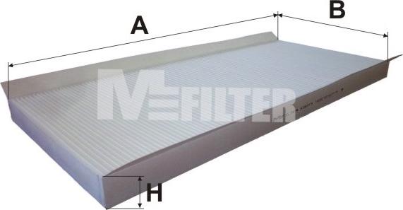 Mfilter K 9073 - Фильтр воздуха в салоне autospares.lv