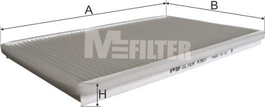 Mfilter K 907 - Фильтр воздуха в салоне autospares.lv