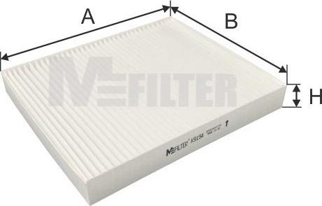 Mfilter K 9194 - Фильтр воздуха в салоне autospares.lv