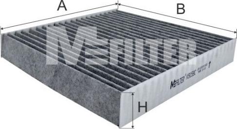 Mfilter K 9159C - Фильтр воздуха в салоне autospares.lv