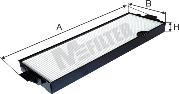 Mfilter K 9157 - Фильтр воздуха в салоне autospares.lv