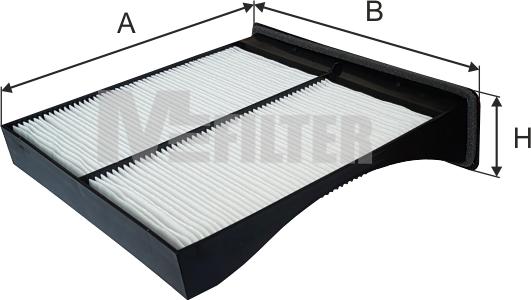 Mfilter K 9168 - Фильтр воздуха в салоне autospares.lv