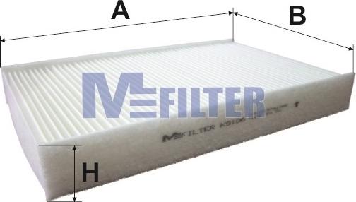 Mfilter K 9106 - Фильтр воздуха в салоне autospares.lv