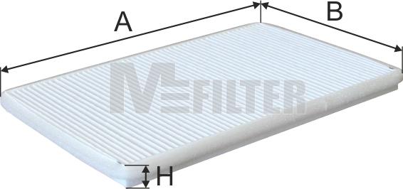 Mfilter K 917 - Фильтр воздуха в салоне autospares.lv