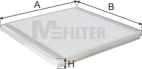 Mfilter K 980 - Фильтр воздуха в салоне autospares.lv