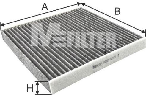 Mfilter K 9200C - Фильтр воздуха в салоне autospares.lv