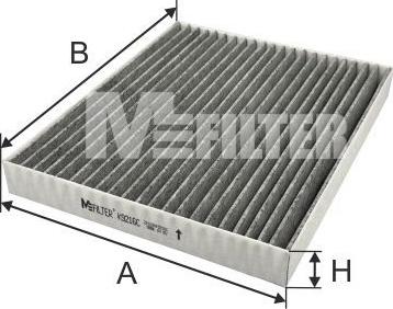 Mfilter K 9216C - Фильтр воздуха в салоне autospares.lv