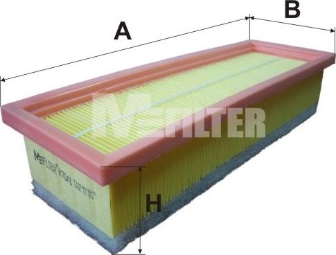 Mfilter K 7041 - Воздушный фильтр, двигатель autospares.lv