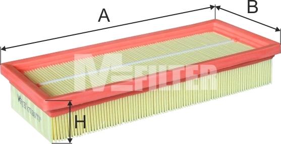 Mfilter K 7018 - Воздушный фильтр, двигатель autospares.lv