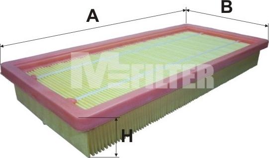 Mfilter K 7029 - Воздушный фильтр, двигатель autospares.lv