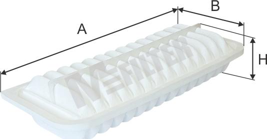 Mfilter K 7109 - Воздушный фильтр, двигатель autospares.lv