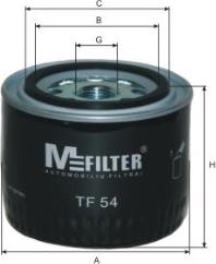 Mfilter TF 54 - Масляный фильтр autospares.lv