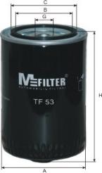 Mfilter TF 53 - Масляный фильтр autospares.lv