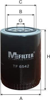 Mfilter TF 6542 - Масляный фильтр autospares.lv