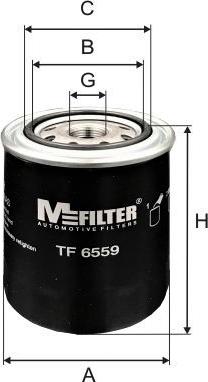 Mfilter TF 6559 - Масляный фильтр autospares.lv