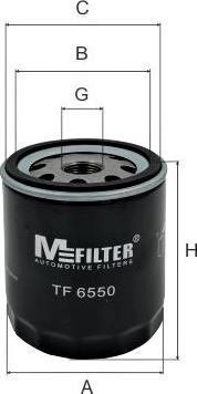 Mfilter TF 6550 - Масляный фильтр autospares.lv