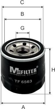 Mfilter TF 6563 - Масляный фильтр autospares.lv