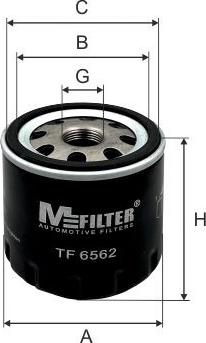 Mfilter TF 6562 - Масляный фильтр autospares.lv