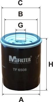 Mfilter TF 6508 - Масляный фильтр autospares.lv