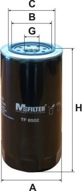 Mfilter TF 6502 - Масляный фильтр autospares.lv