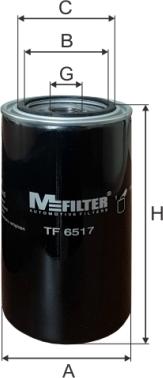 Mfilter TF 6517 - Масляный фильтр autospares.lv