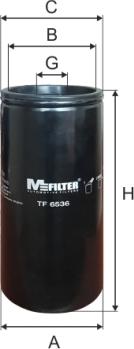 Mfilter TF 6536 - Масляный фильтр autospares.lv