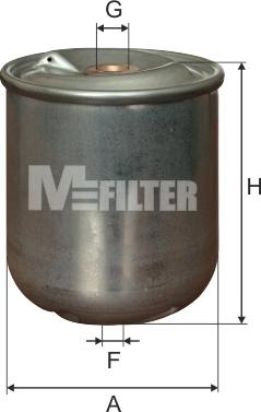 Mfilter TF 6524RC - Масляный фильтр autospares.lv