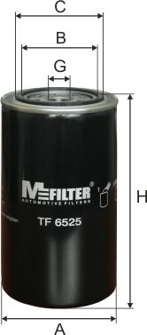 Mfilter TF 6525 - Масляный фильтр autospares.lv