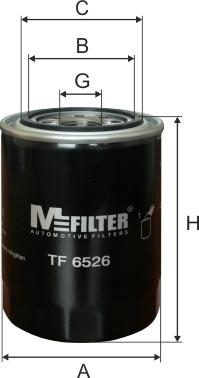 Mfilter TF 6526 - Масляный фильтр autospares.lv