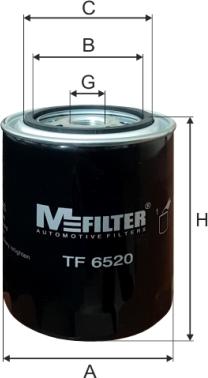 Mfilter TF 6520 - Масляный фильтр autospares.lv