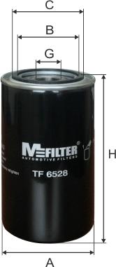 Mfilter TF 6528 - Масляный фильтр autospares.lv