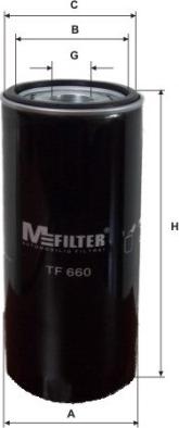 Mfilter TF 660 - Масляный фильтр autospares.lv