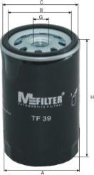 Mfilter TF 39 - Масляный фильтр autospares.lv