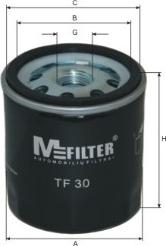 Mfilter TF 30 - Масляный фильтр autospares.lv
