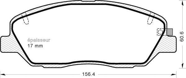 MGA 918 - Тормозные колодки, дисковые, комплект autospares.lv