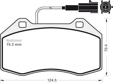 MGA 917 - Тормозные колодки, дисковые, комплект autospares.lv