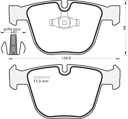 MGA 981 - Тормозные колодки, дисковые, комплект autospares.lv