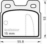 Magneti Marelli 363702160155 - Тормозные колодки, дисковые, комплект autospares.lv